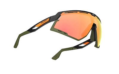 Превью  Велоочки RUDY PROJECT Defender Black Matte/Olive Green, Линзы: Multilaser Orange (SP524006-0020)